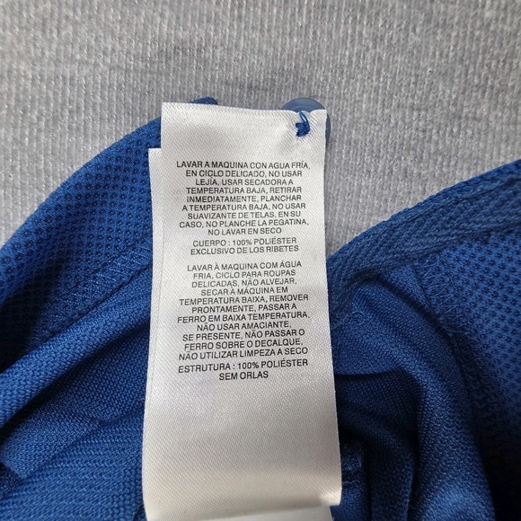 Columbia Polo Shirt Mens Large PFG Perfect Cast Blue Vented Omni-Shade XM6930 - Picture 10 of 15